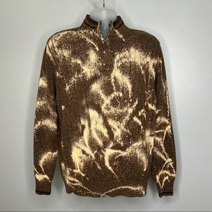 Brown acid wash men’s sweater by Dockers